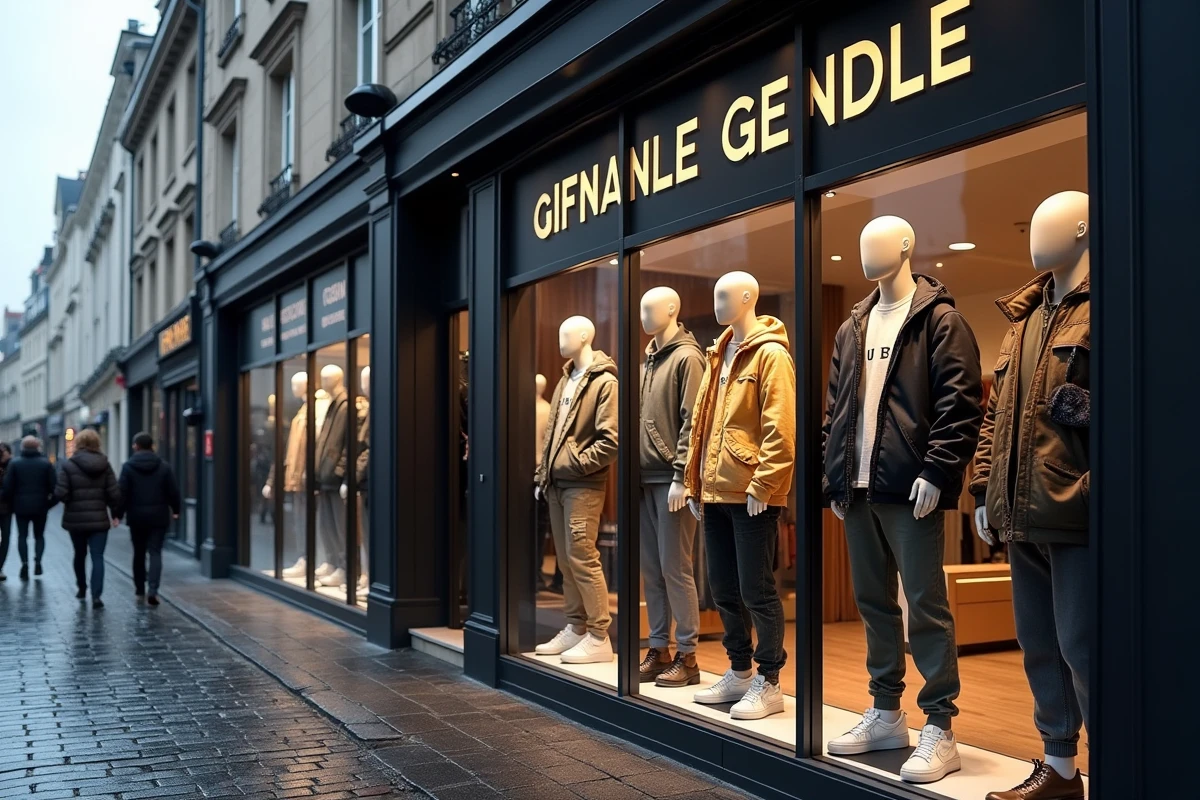 Devanture de la boutique EDS Store spécialisée dans la mode urbaine au cœur de Nantes