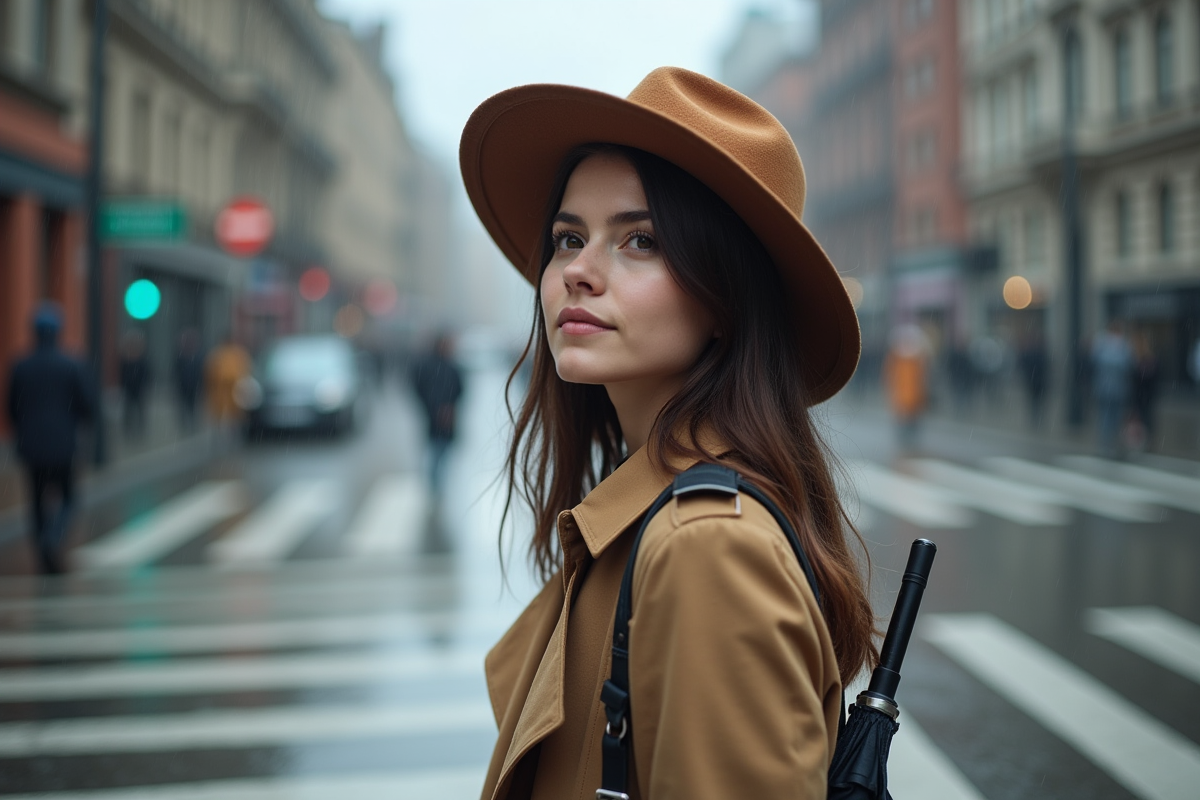 Choix de chapeaux idéaux pour les jours de pluie